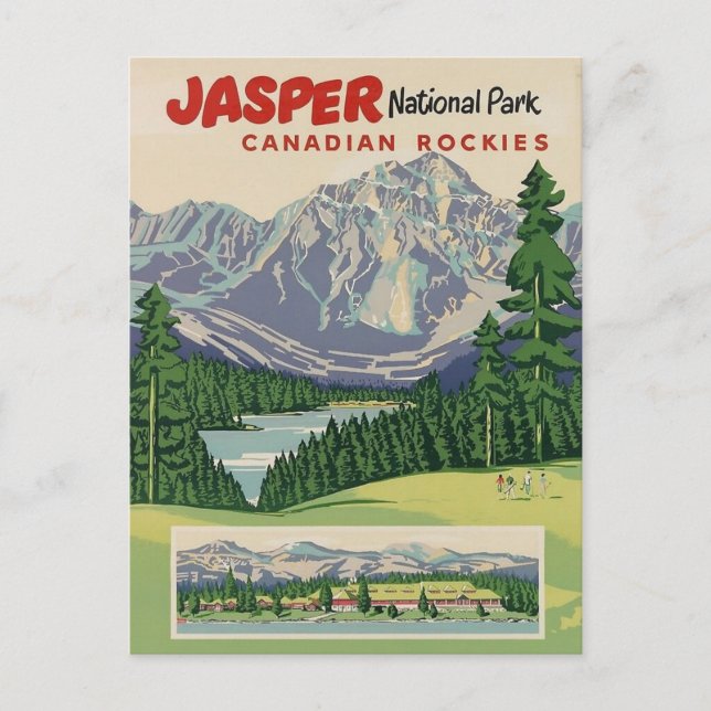 Carte Postale Jasper National Park (Devant)