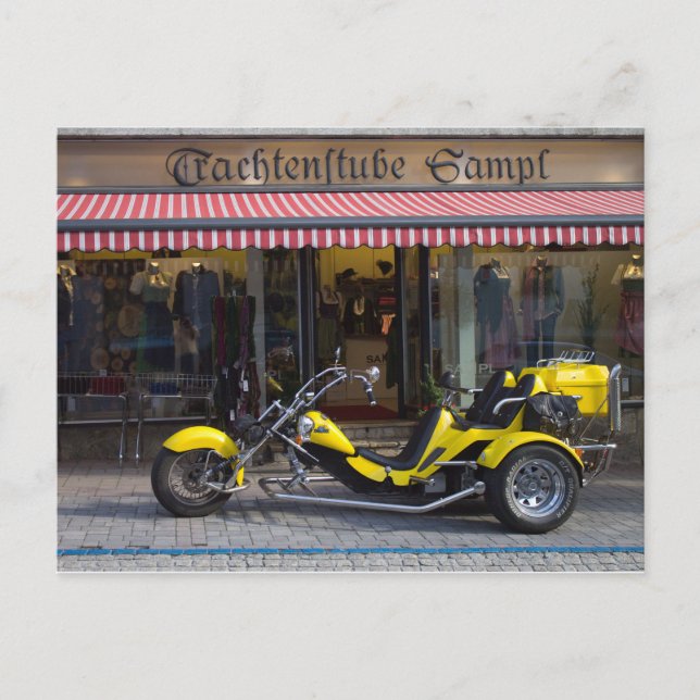 Carte Postale Jaune Bom Trier (Devant)