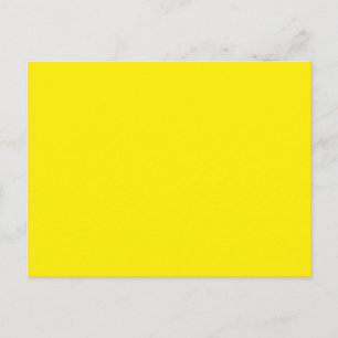 Carte Postale Jaune canari