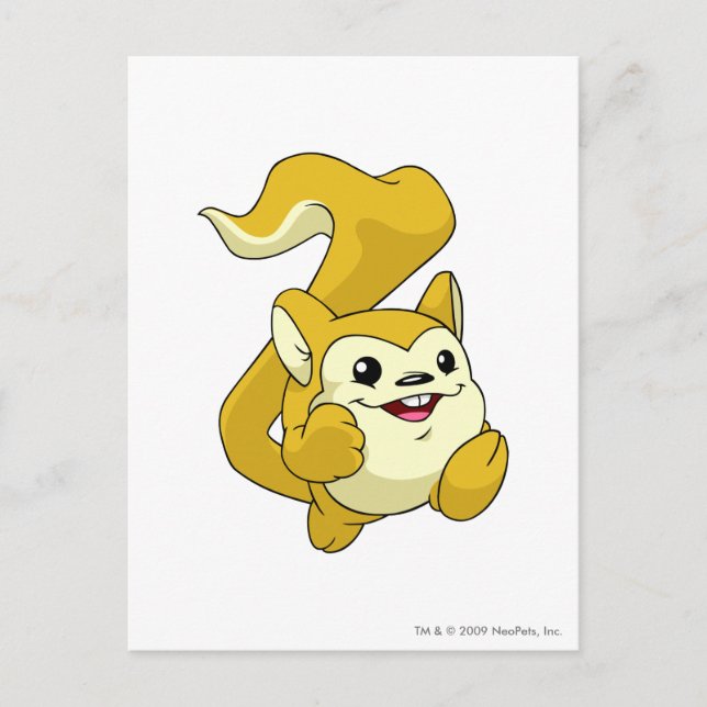 Carte Postale Jaune de Meerca (Devant)