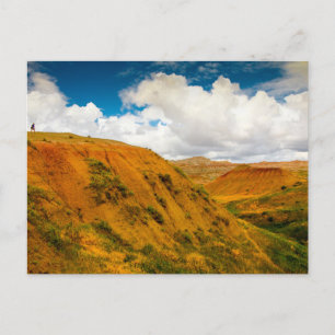 Carte Postale Jaune Mounds Vue, Badlands National Park, SD