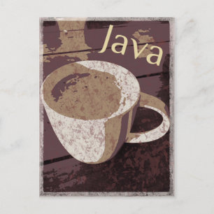 Carte Postale Java Vintage