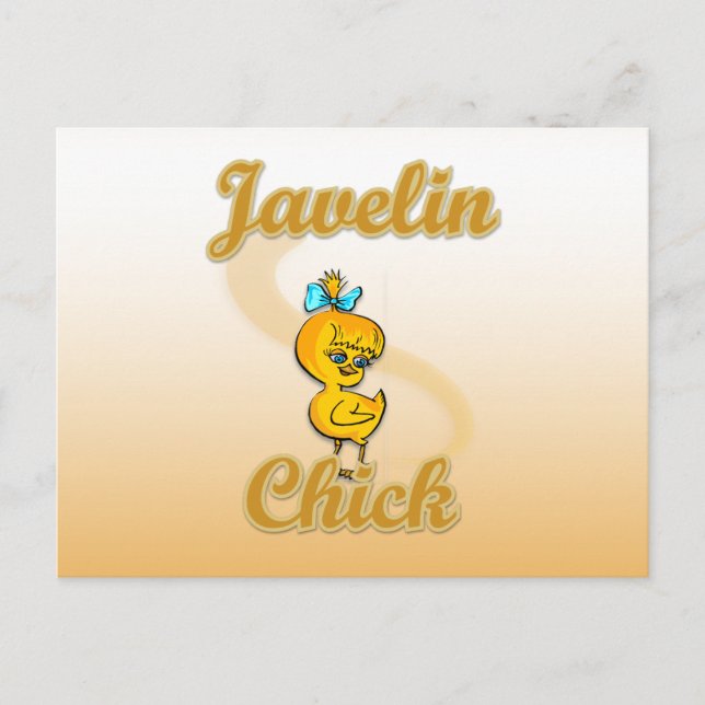 Carte Postale Javelin Chick (Devant)