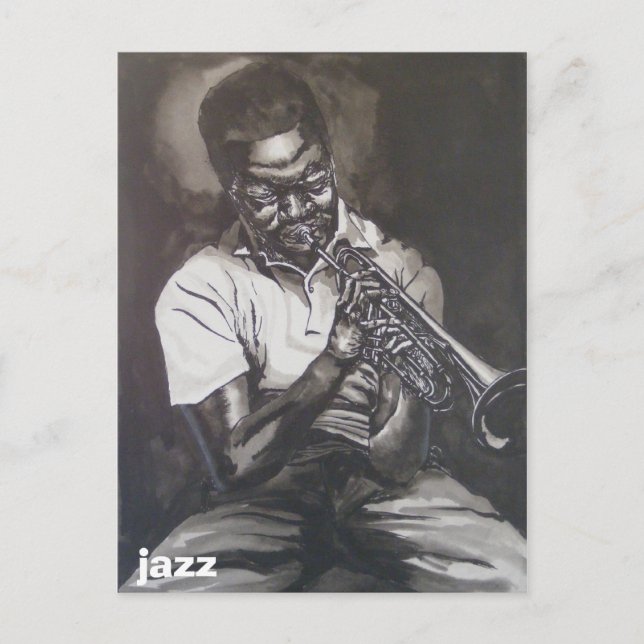Carte Postale jazz (Devant)