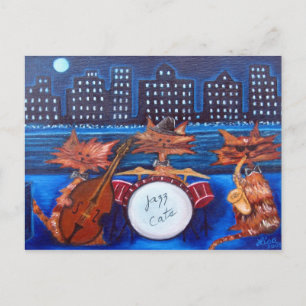 Carte postale Jazz Cats