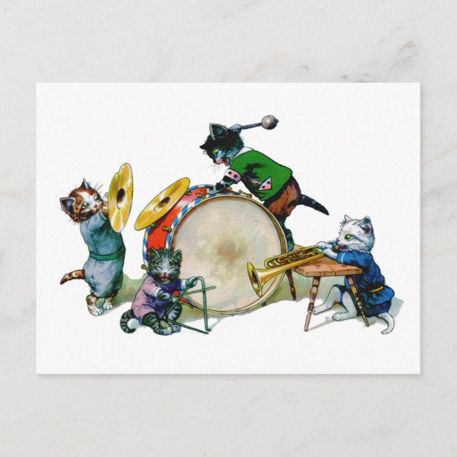 Carte Postale Jazz Cats (Devant)