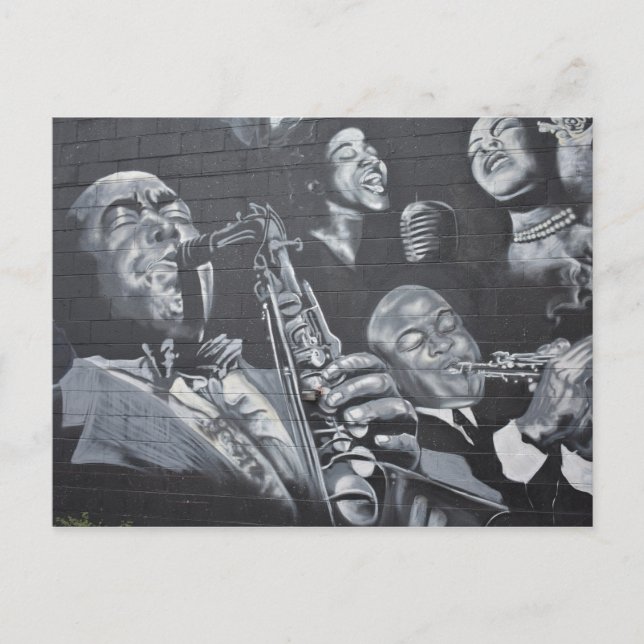 Carte postale Jazz Legends (Detroit, MI) (Devant)