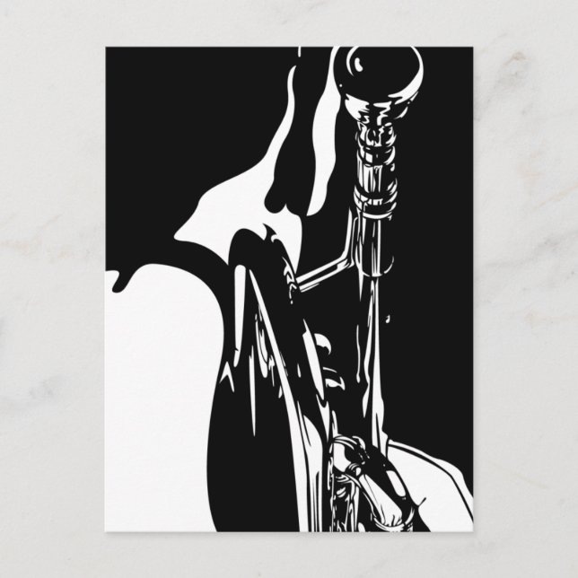 Carte postale Jazz Trumpet Player (Devant)