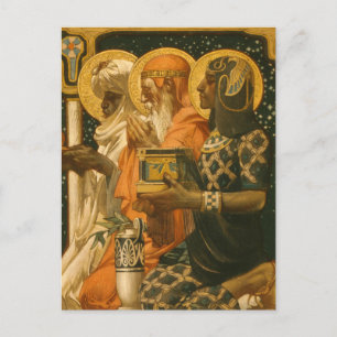 Carte Postale JC Leyendecker Trois Sages Vintage Noël