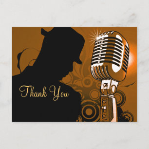 Carte Postale Je chante,Male_
