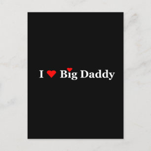Carte Postale Je Coeur Big Daddy