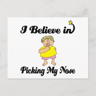 Carte Postale je crois qu'il faut me prendre le nez