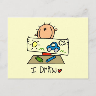 Carte Postale Je dessine