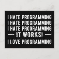 Je déteste la programmation - Drôle programmeur II