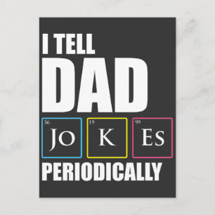 Carte Postale Je Dis À Papa Des Blagues Périodiquement Éléments