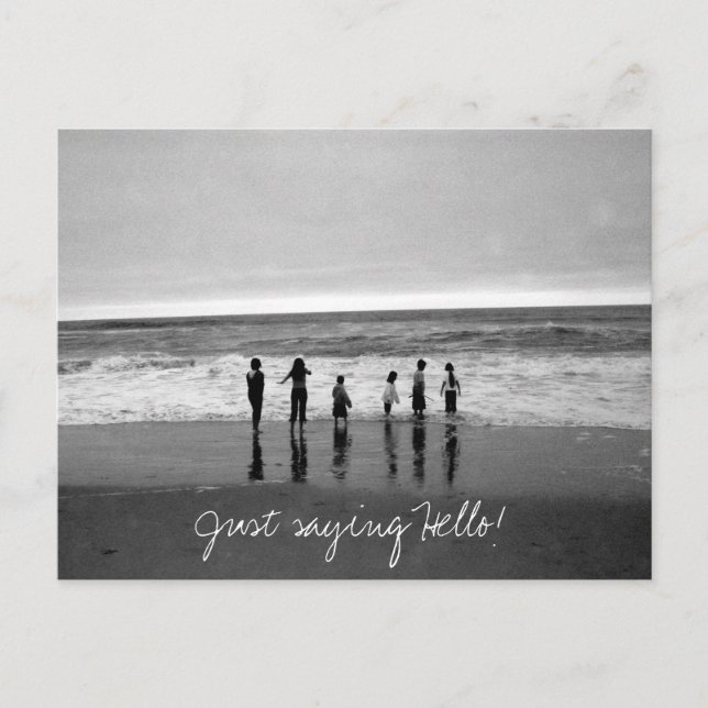 Carte Postale  Je dis bonjour ! (Devant)