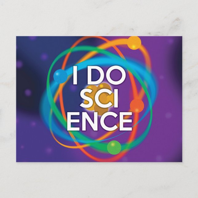 CARTE POSTALE JE FAIS DE LA SCIENCE (Devant)