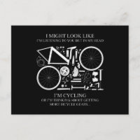 Je fais du vélo ou je pense à des cadeaux pour les