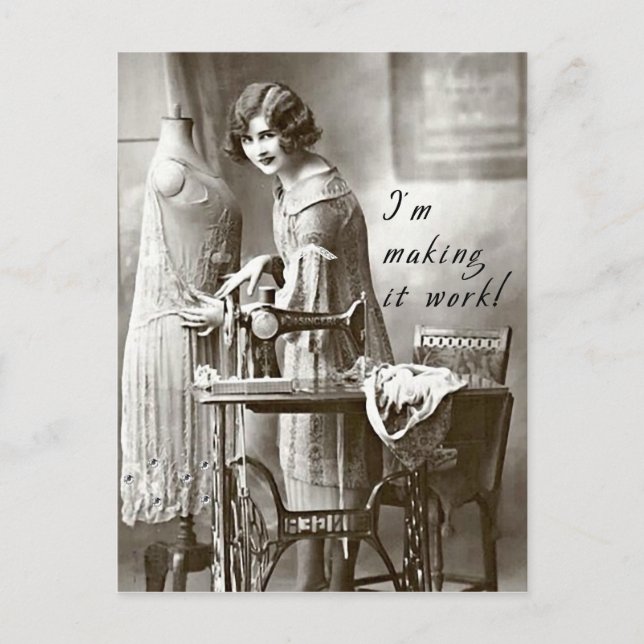 Carte Postale Je fais en sorte que ça marche (Devant)