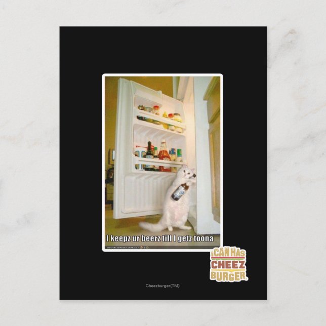 Carte Postale Je garde ta bière (Devant)