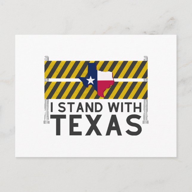 Carte Postale Je Me Trouve Avec Le Texas (Devant)
