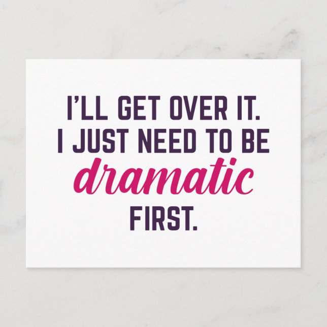 Carte Postale Je M'en Remettrai (Devant)