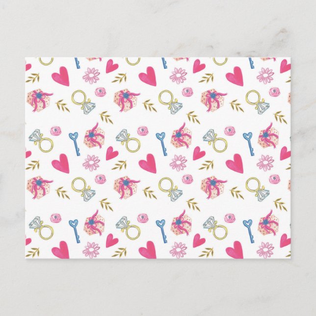 Carte Postale Je modèle II (Devant)