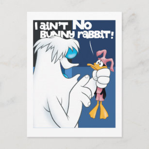 Carte Postale "Je n'ai pas de lapin lapin lapin" Hugo & DAFFY DU