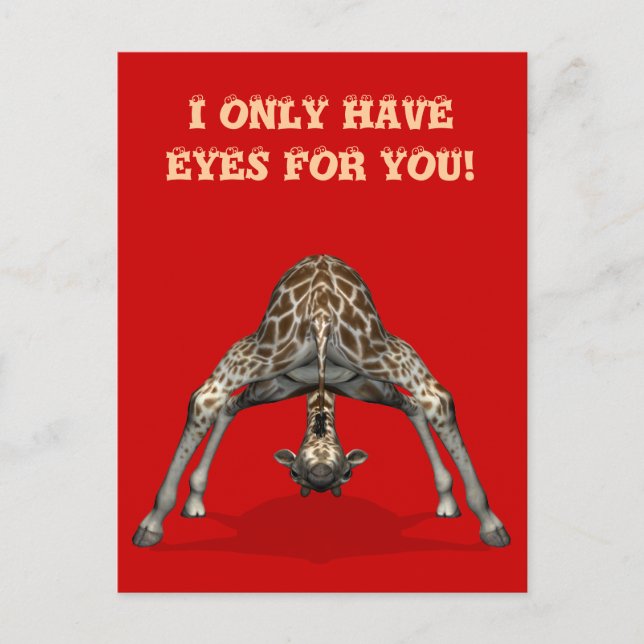 Carte Postale Je N'Ai Que Des Yeux Pour Toi (Devant)