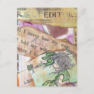 Carte Postale Je ne perdrai jamais mon chemin ATC