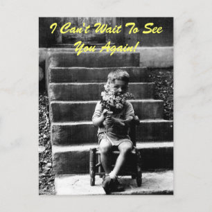 Carte Postale Je ne peux pas attendre de vous revoir !