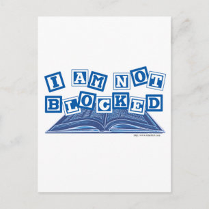 Carte Postale Je ne suis pas bloqué