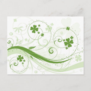 Carte Postale Je ne suis pas irlandais, Embrasse-moi de toute fa