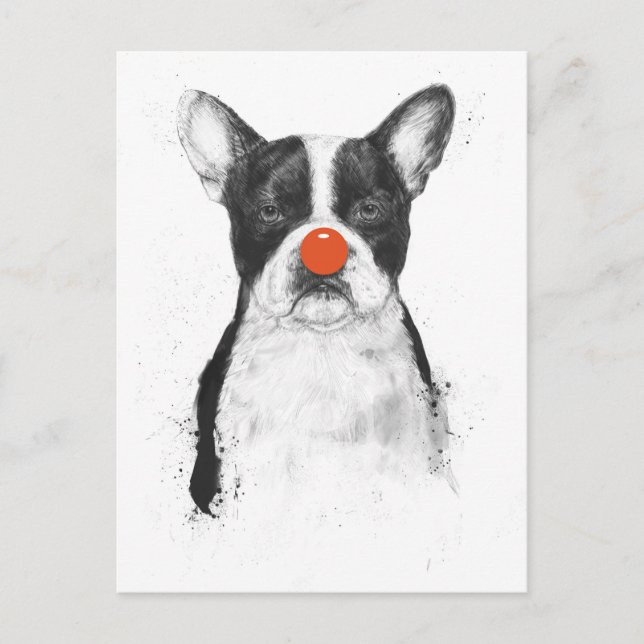 Carte Postale Je ne suis pas ton clown (Devant)