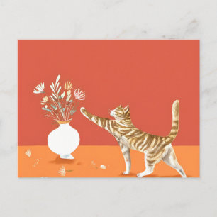 Carte Postale Je n'essaie pas de renverser ce vase