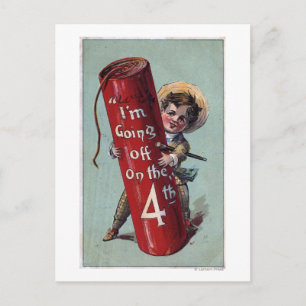 Carte Postale Je pars sur le quatrième # 1