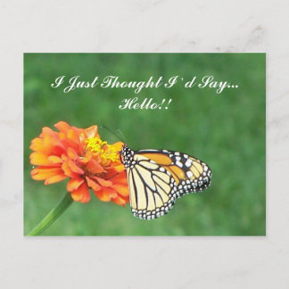 Carte Postale Je Pensais Juste Que Je Dirais... Bonjour !