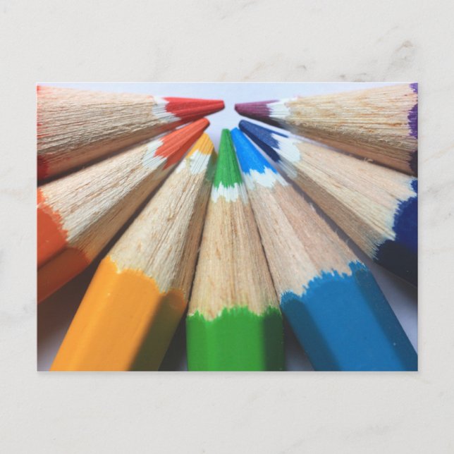 Carte Postale Je peux faire un arc-en-ciel (Devant)