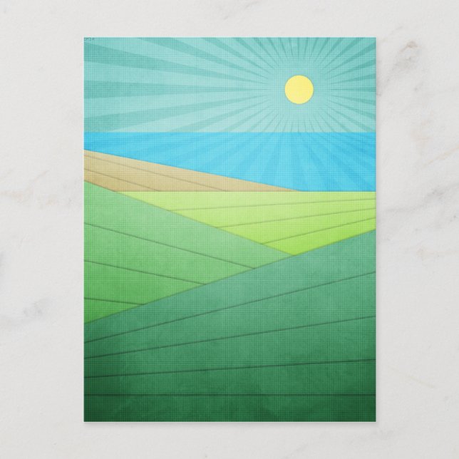 Carte Postale Je Peux Voir La Plage (Devant)