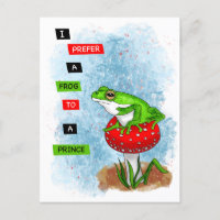 Je préfère une grenouille à un prince | Artwork de