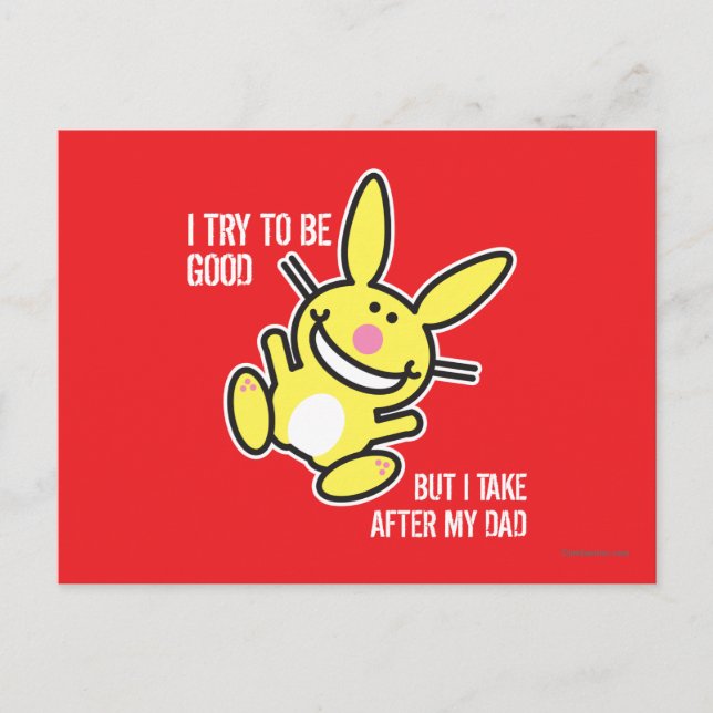 Carte Postale Je prends mon père (Devant)