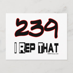Carte Postale Je Représente Le Code Régional 239