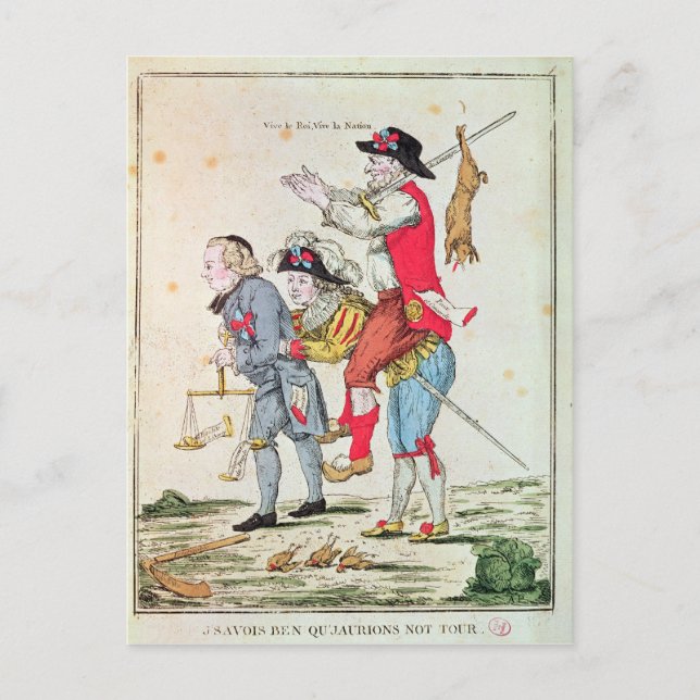 Carte Postale Je Savais Bien Que Nous Aurions Notre Tour' (Devant)