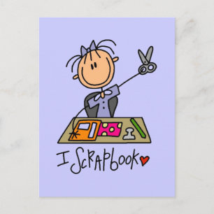 Carte Postale Je scrapbook Tshirts et cadeaux