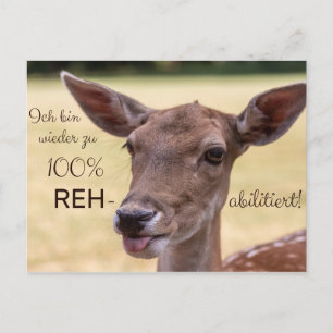 Carte Postale Je suis à 100% REH-rendu !