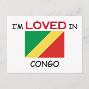 Carte Postale Je suis adoré au CONGO