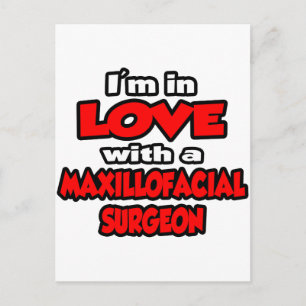 Carte Postale Je suis amoureux d'un chirurgien Maxillofacial