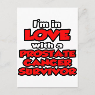 Carte Postale Je suis amoureux d'un survivant du cancer de la pr