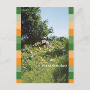 Carte Postale Je suis au bon endroit