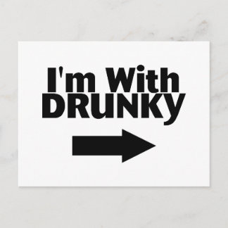 Carte Postale Je Suis Avec Drunky